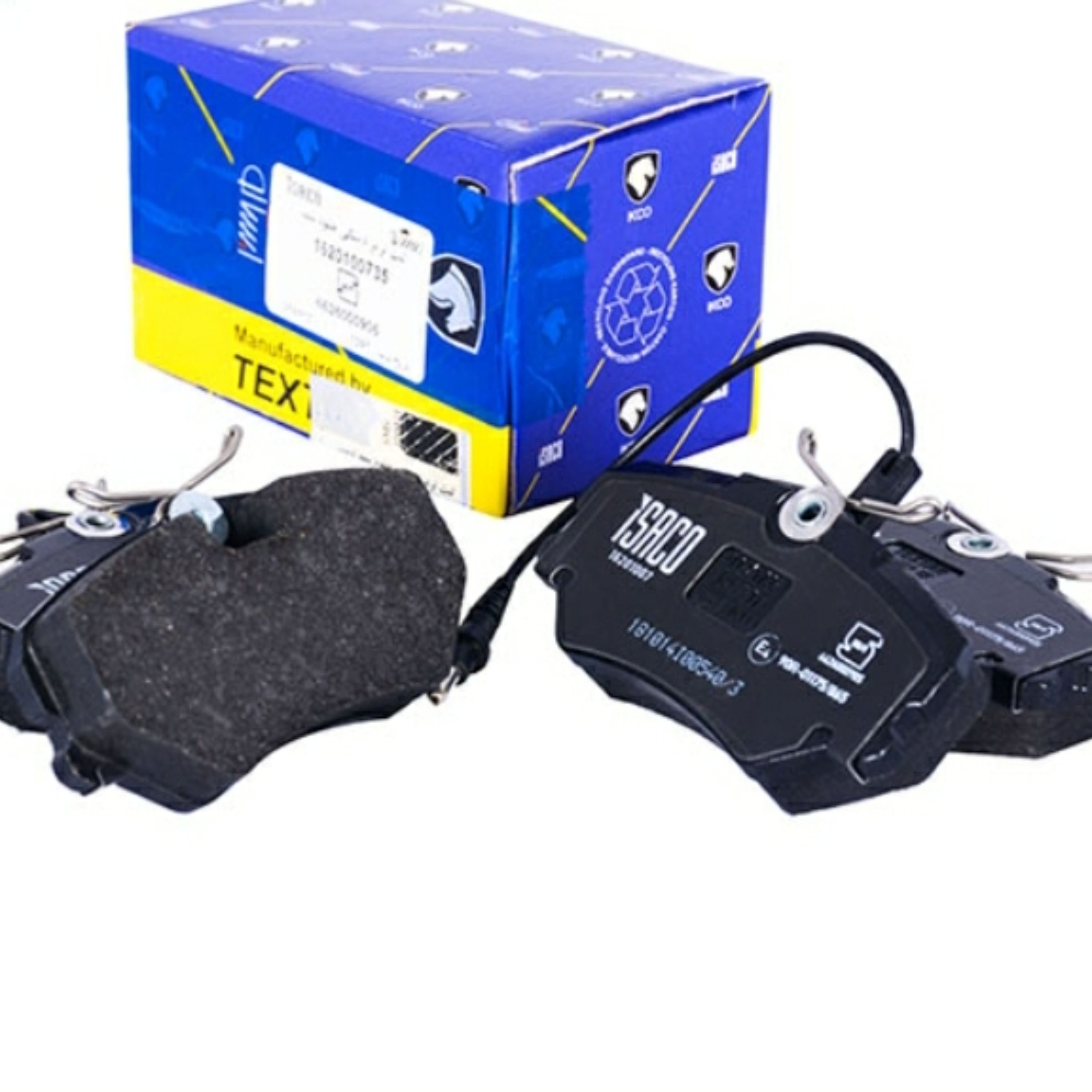 لنت ترمز جلو تکستار پژو 405 و پارس و سمند شرکتی ایساکو